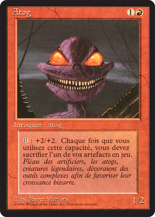 Atog (FBB-139) - Foreign Black Border - Premium MTG Single from Wizards of the Coast - Just $3.38! Shop now at Game Crave Tournament Store