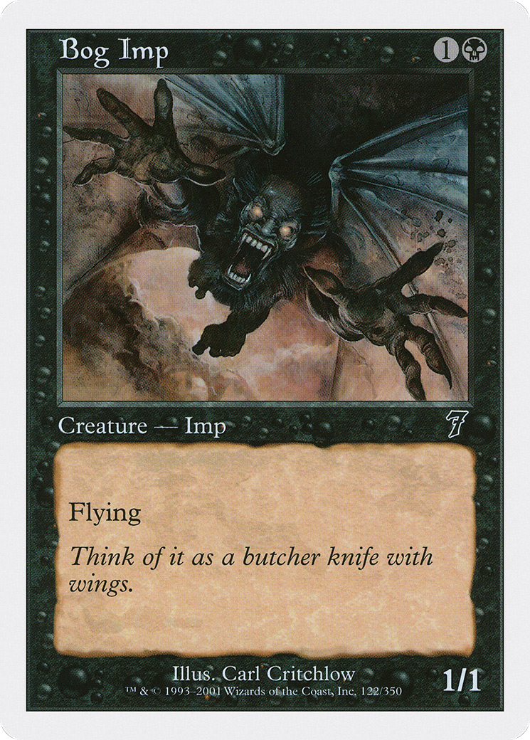 Bog Imp (7ED-122) - Seventh Edition - Premium MTG Single from Wizards of the Coast - Just $0.25! Shop now at Game Crave Tournament Store