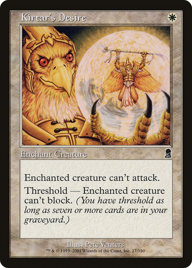 Kirtar's Desire (ODY-027) - Odyssey - Premium MTG Single from Wizards of the Coast - Just $0.08! Shop now at Game Crave Tournament Store