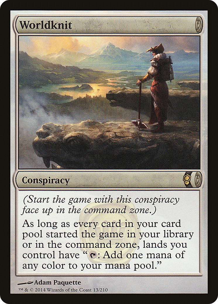 Worldknit (CNS-013) - Conspiracy - Premium MTG Single from Wizards of the Coast - Just $0.27! Shop now at Game Crave Tournament Store