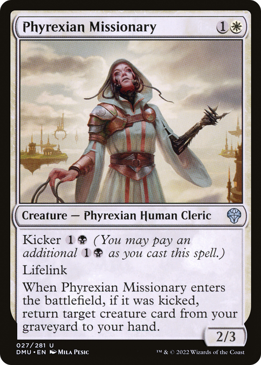 Phyrexian Missionary (DMU-027) - Dominaria United - Premium MTG Single from Wizards of the Coast - Just $0.08! Shop now at Game Crave Tournament Store