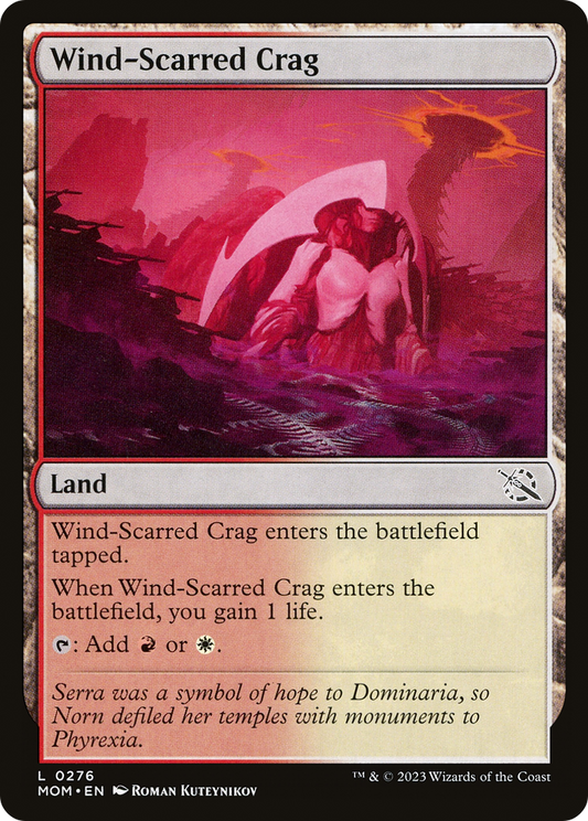 Wind-Scarred Crag (MOM-276) - March of the Machine - Premium MTG Single from Wizards of the Coast - Just $0.08! Shop now at Game Crave Tournament Store