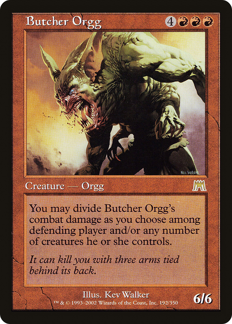 Butcher Orgg (ONS-192) - Onslaught Foil - Premium MTG Single from Wizards of the Coast - Just $5! Shop now at Game Crave Tournament Store