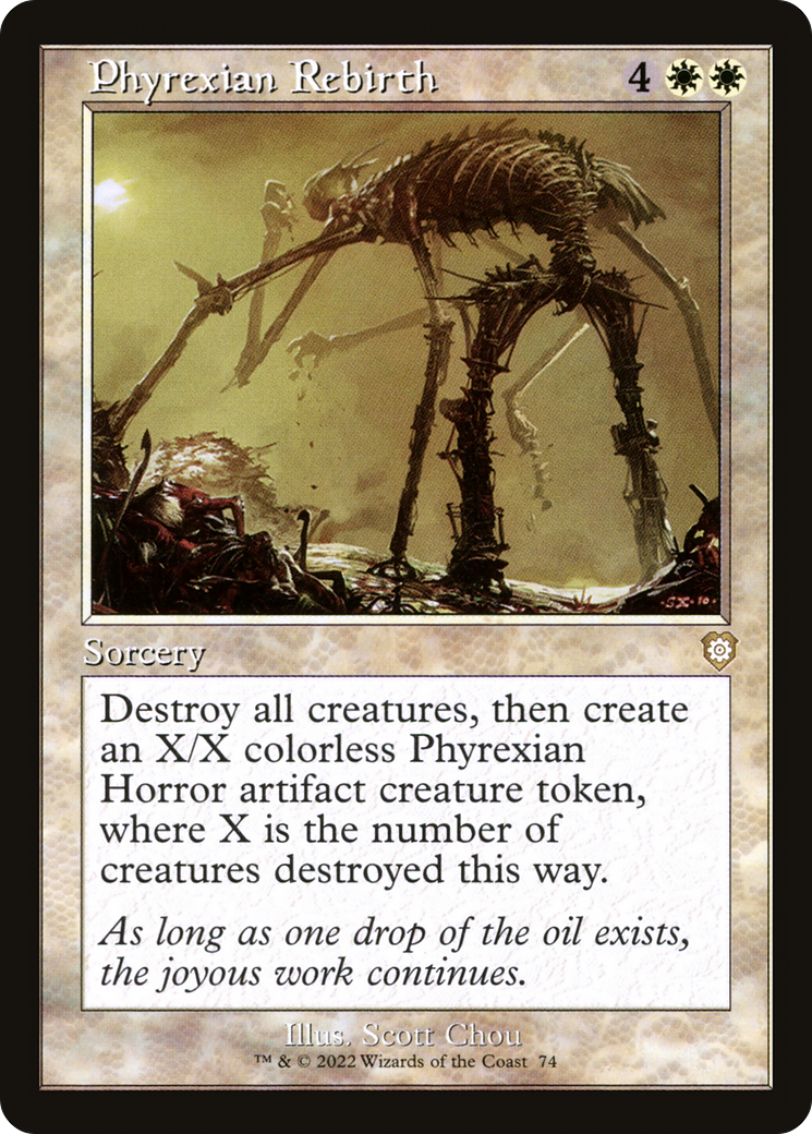 Phyrexian Rebirth (BRC-074) - The Brothers' War Commander - Premium MTG Single from Wizards of the Coast - Just $0.08! Shop now at Game Crave Tournament Store
