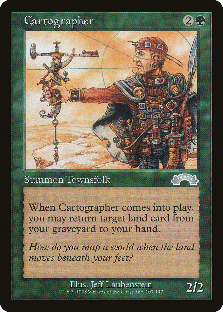 Cartographer (EXO-107) - Exodus - Premium MTG Single from Wizards of the Coast - Just $0.25! Shop now at Game Crave Tournament Store