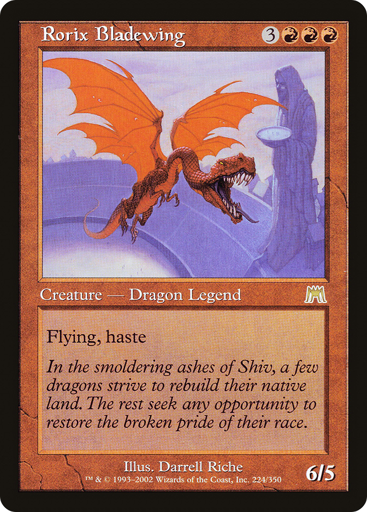 Rorix Bladewing (ONS-224) - Onslaught - Premium MTG Single from Wizards of the Coast - Just $0.67! Shop now at Game Crave Tournament Store
