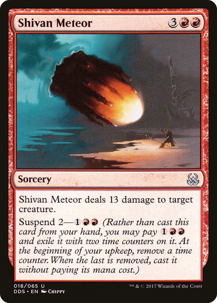 Shivan Meteor (DDS-018) - Duel Decks: Mind vs. Might - Premium MTG Single from Wizards of the Coast - Just $0.25! Shop now at Game Crave Tournament Store