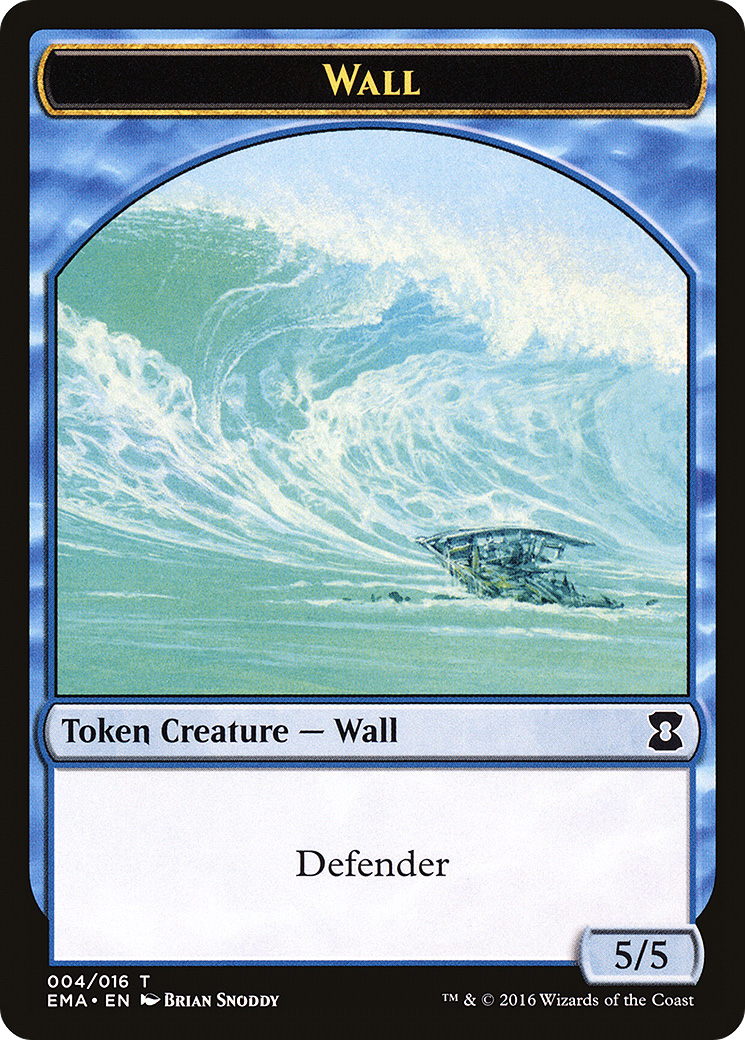 Wall (TEMA-004) - Eternal Masters Tokens - Premium MTG Single from Wizards of the Coast - Just $0.08! Shop now at Game Crave Tournament Store