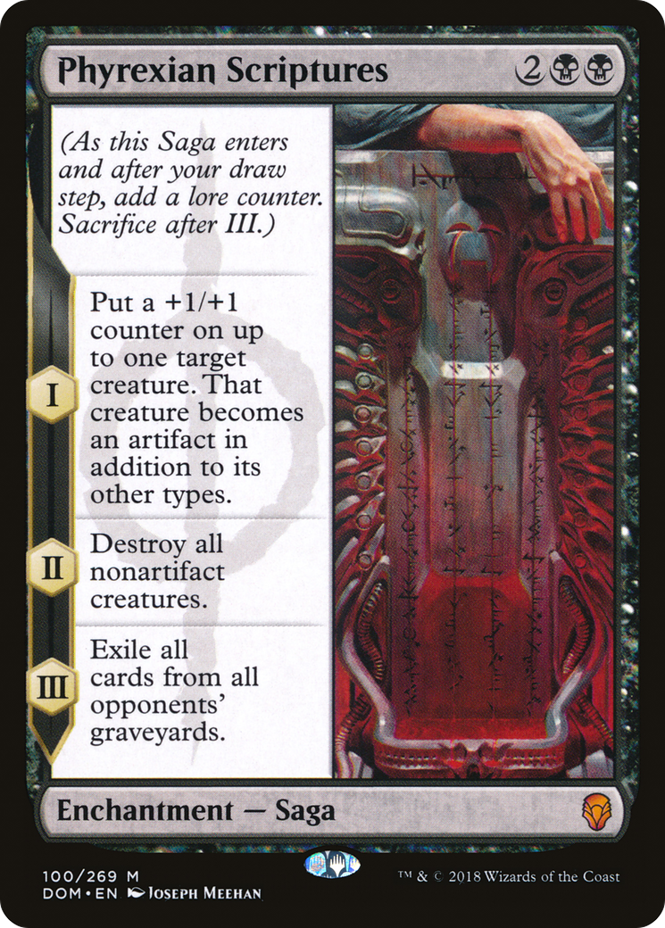 Phyrexian Scriptures (DOM-100) - Dominaria - Premium MTG Single from Wizards of the Coast - Just $0.12! Shop now at Game Crave Tournament Store
