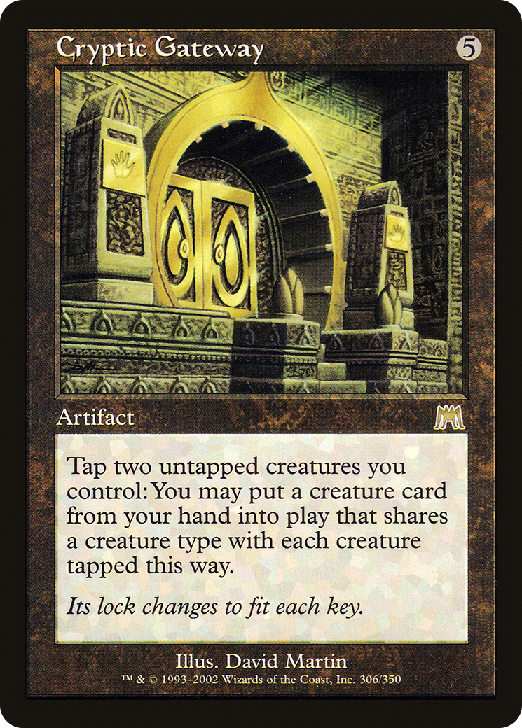 Cryptic Gateway (ONS-306) - Onslaught Foil - Premium MTG Single from Wizards of the Coast - Just $5.38! Shop now at Game Crave Tournament Store