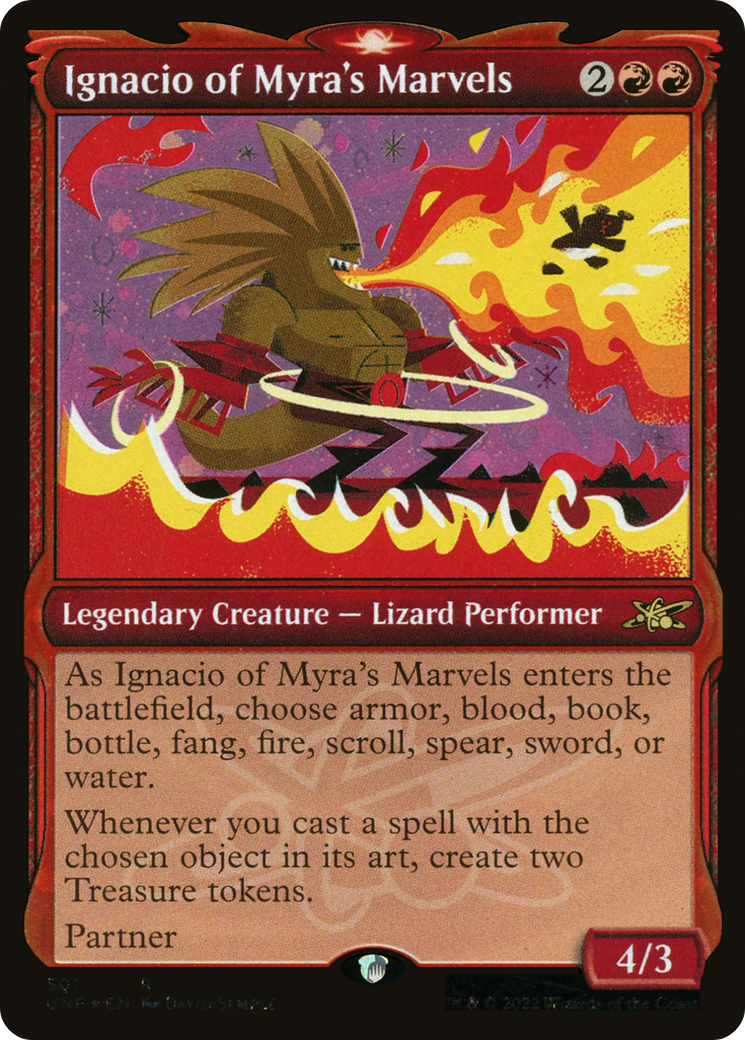 Ignacio of Myra's Marvels (UNF-501) - Unfinity: (Showcase) Foil - Premium MTG Single from Wizards of the Coast - Just $0.08! Shop now at Game Crave Tournament Store