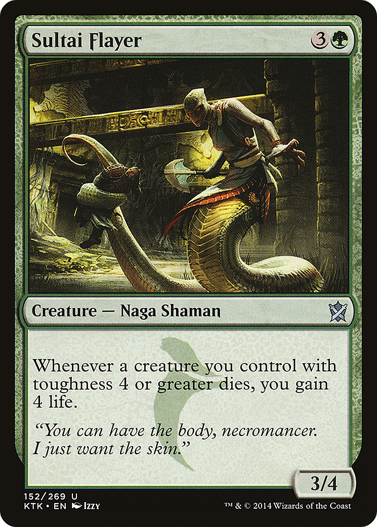 Sultai Flayer (KTK-152) - Khans of Tarkir - Premium MTG Single from Wizards of the Coast - Just $0.08! Shop now at Game Crave Tournament Store