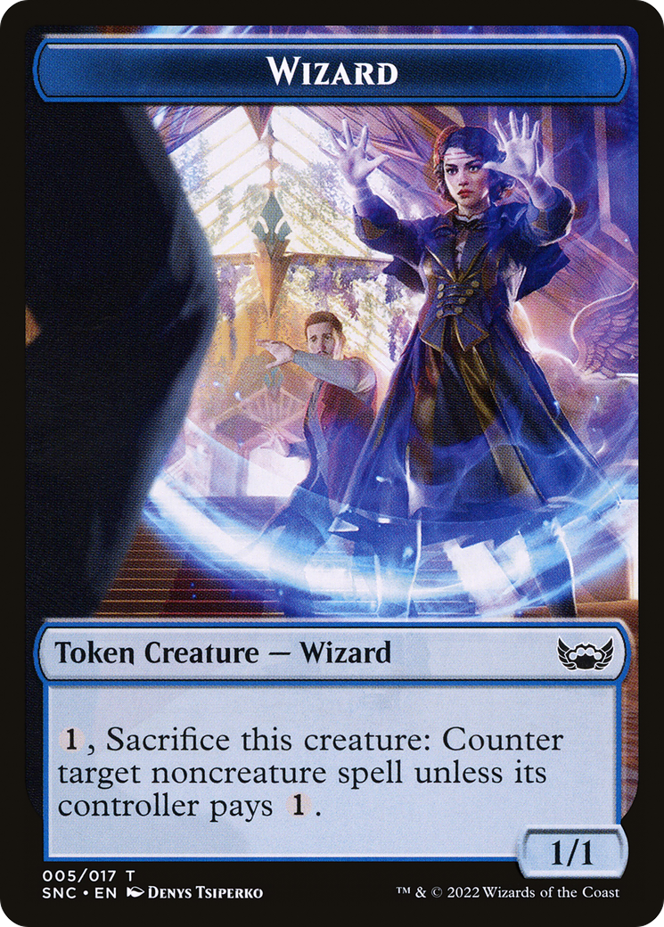Wizard (TSNC-005) - Streets of New Capenna Tokens Foil - Premium MTG Single from Wizards of the Coast - Just $0! Shop now at Game Crave Tournament Store