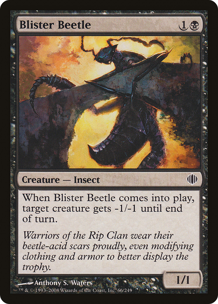 Blister Beetle (ALA-066) - Shards of Alara Foil - Premium MTG Single from Wizards of the Coast - Just $0.13! Shop now at Game Crave Tournament Store