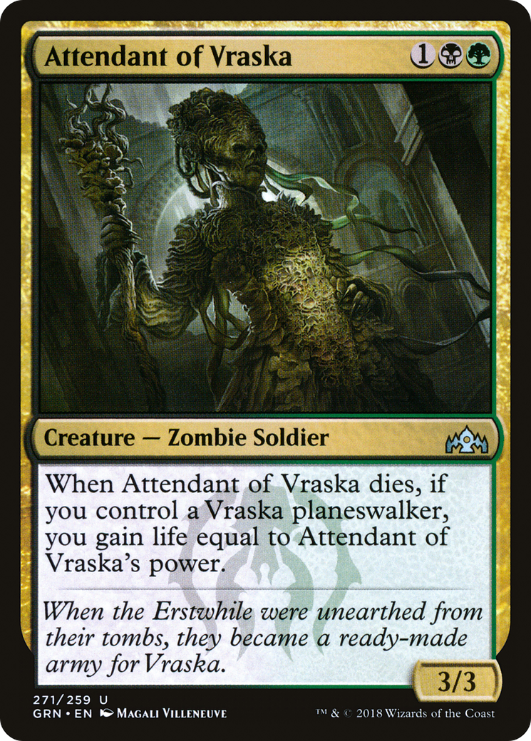 Attendant of Vraska (GRN-271) - Guilds of Ravnica - Premium MTG Single from Wizards of the Coast - Just $0.08! Shop now at Game Crave Tournament Store