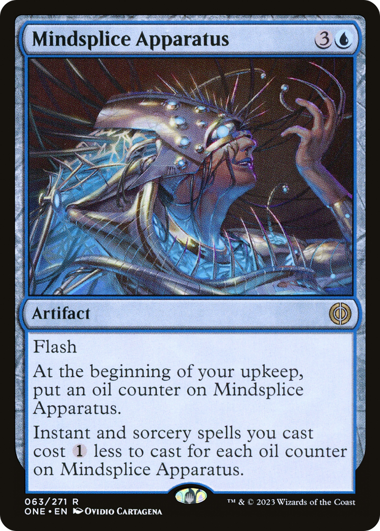 Mindsplice Apparatus (ONE-063) - Phyrexia: All Will Be One Foil - Premium MTG Single from Wizards of the Coast - Just $0.18! Shop now at Game Crave Tournament Store
