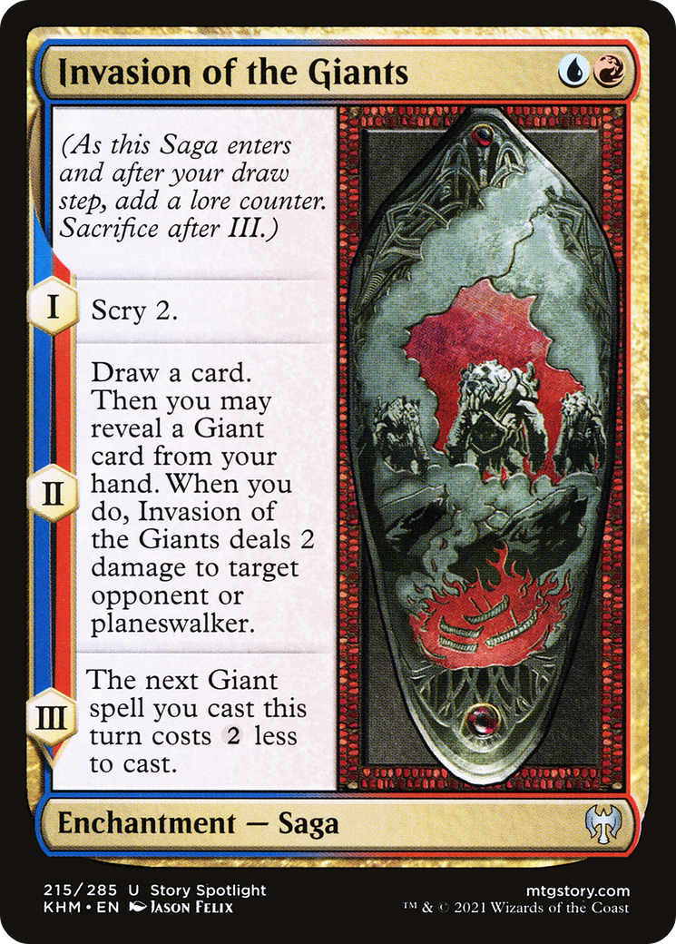 Invasion of the Giants (KHM-215) - Kaldheim - Premium MTG Single from Wizards of the Coast - Just $0.08! Shop now at Game Crave Tournament Store