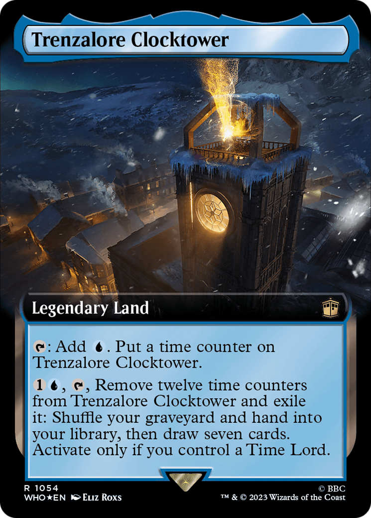 Trenzalore Clocktower (WHO-1054) - Doctor Who: (Extended Art) Foil - Premium MTG Single from Wizards of the Coast - Just $0.83! Shop now at Game Crave Tournament Store
