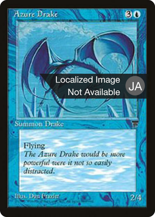 Azure Drake (BCHR-015) - Chronicles Foreign Black Border - Premium MTG Single from Wizards of the Coast - Just $0! Shop now at Game Crave Tournament Store