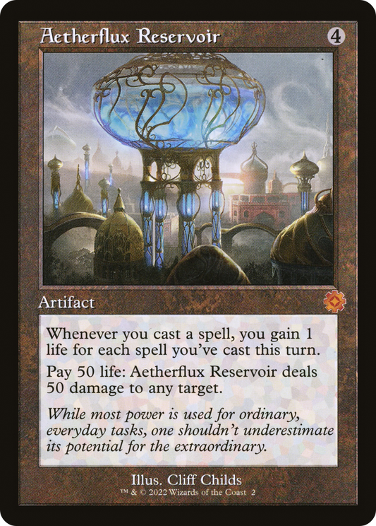 Aetherflux Reservoir (BRR-002) - The Brothers' War Retro Artifacts - Premium MTG Single from Wizards of the Coast - Just $3.66! Shop now at Game Crave Tournament Store