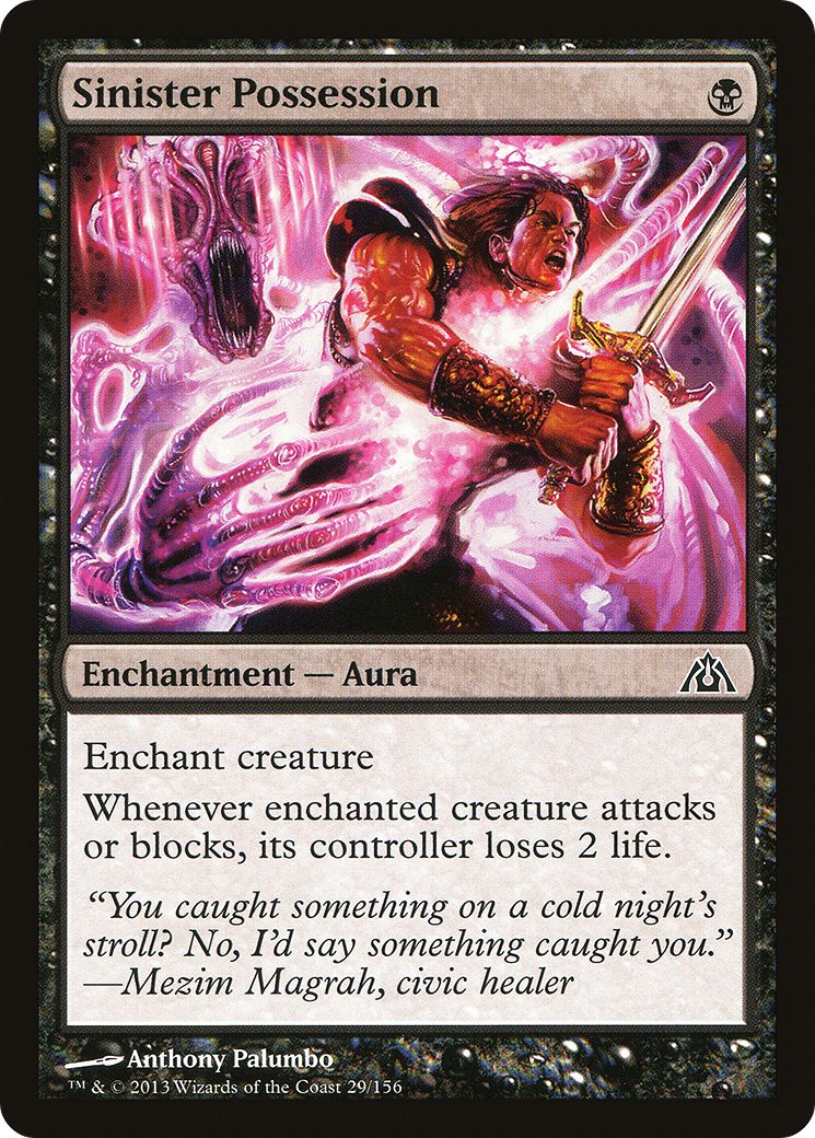 Sinister Possession (DGM-029) - Dragon's Maze - Premium MTG Single from Wizards of the Coast - Just $0.08! Shop now at Game Crave Tournament Store