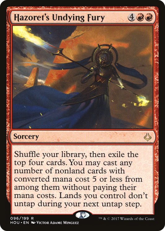 Hazoret's Undying Fury (HOU-096) - Hour of Devastation - Premium MTG Single from Wizards of the Coast - Just $0.25! Shop now at Game Crave Tournament Store