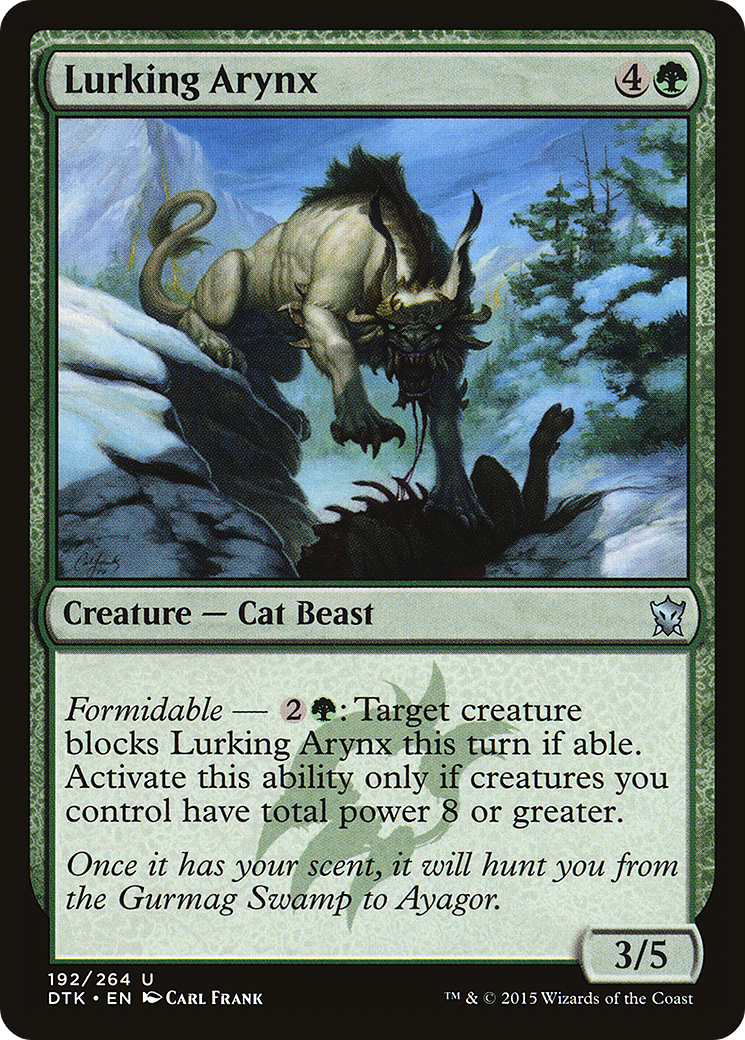 Lurking Arynx (DTK-192) - Dragons of Tarkir Foil - Premium MTG Single from Wizards of the Coast - Just $0.09! Shop now at Game Crave Tournament Store