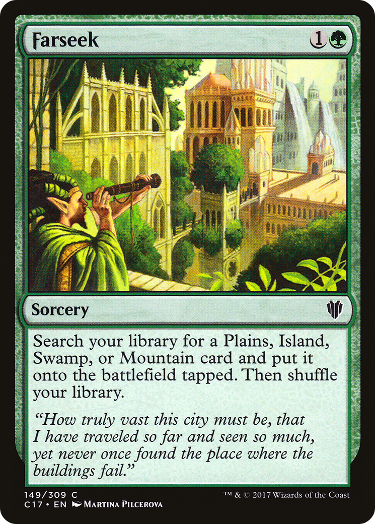 Farseek (C17-149) - Commander 2017 - Premium MTG Single from Wizards of the Coast - Just $0.28! Shop now at Game Crave Tournament Store