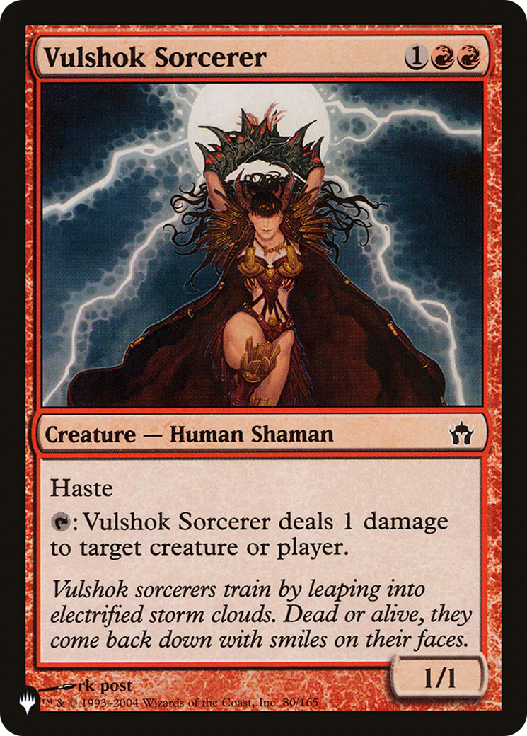 Vulshok Sorcerer (PLIST-1267) - The List - Premium MTG Single from Wizards of the Coast - Just $0.26! Shop now at Game Crave Tournament Store