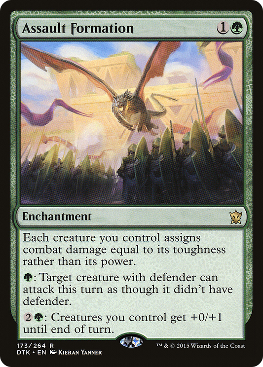 Assault Formation (DTK-173) - Dragons of Tarkir - Premium MTG Single from Wizards of the Coast - Just $0.22! Shop now at Game Crave Tournament Store