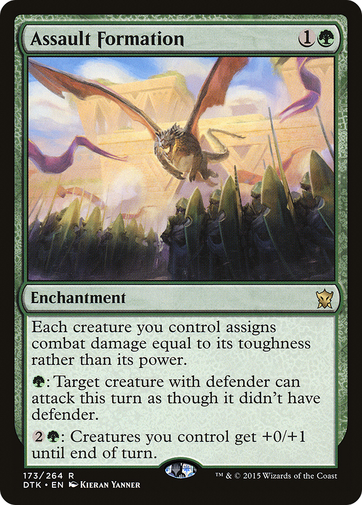Assault Formation (DTK-173) - Dragons of Tarkir Foil - Premium MTG Single from Wizards of the Coast - Just $0.50! Shop now at Game Crave Tournament Store