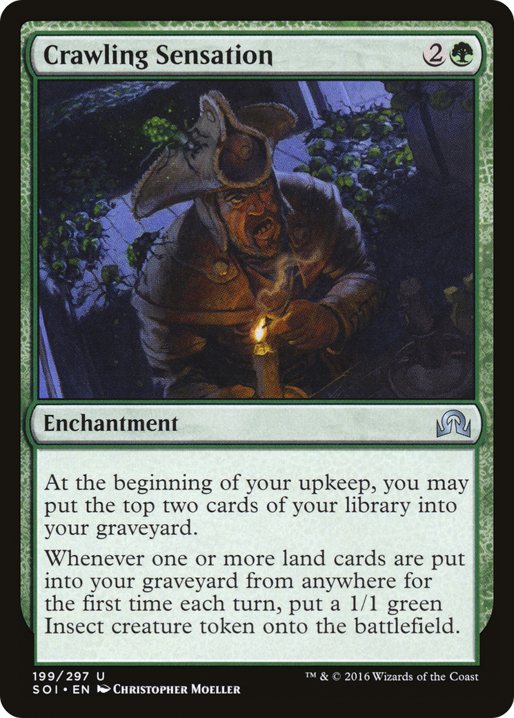 Crawling Sensation (SOI-199) - Shadows over Innistrad - Premium MTG Single from Wizards of the Coast - Just $0.08! Shop now at Game Crave Tournament Store
