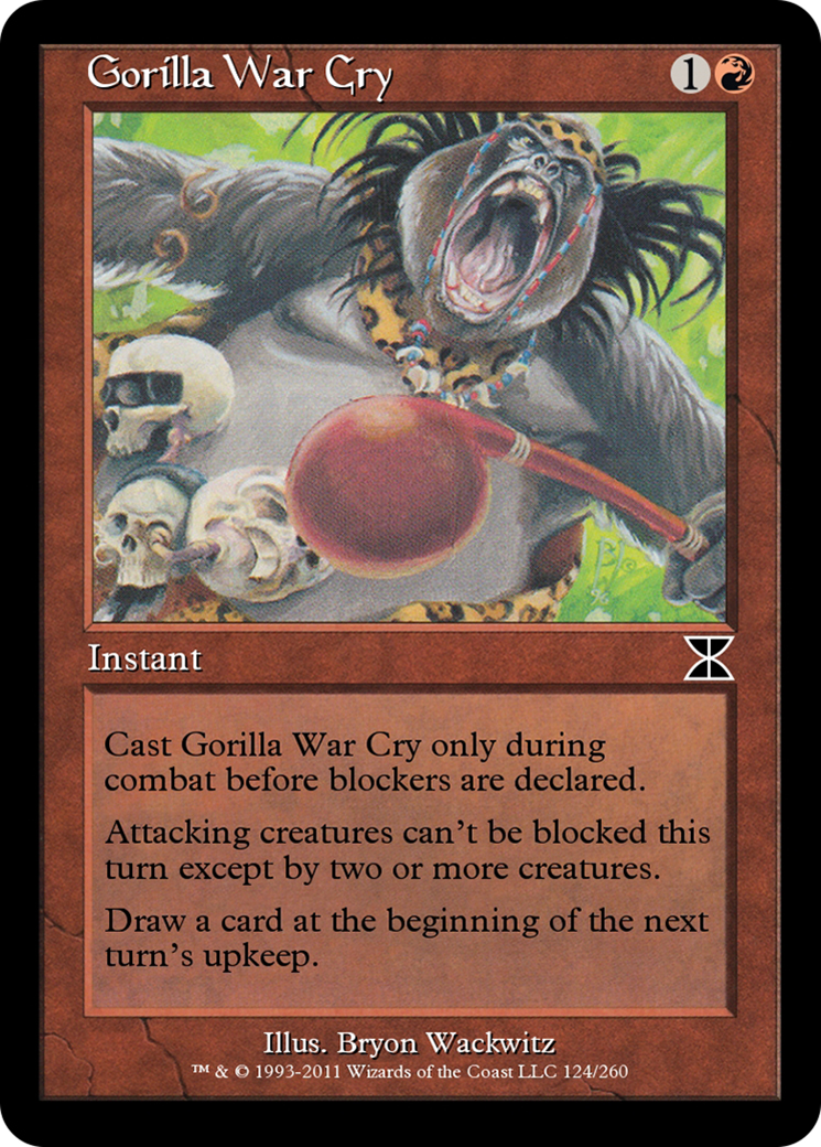 Gorilla War Cry (ME4-124) - Masters Edition IV Foil - Premium MTG Single from Wizards of the Coast - Just $0! Shop now at Game Crave Tournament Store