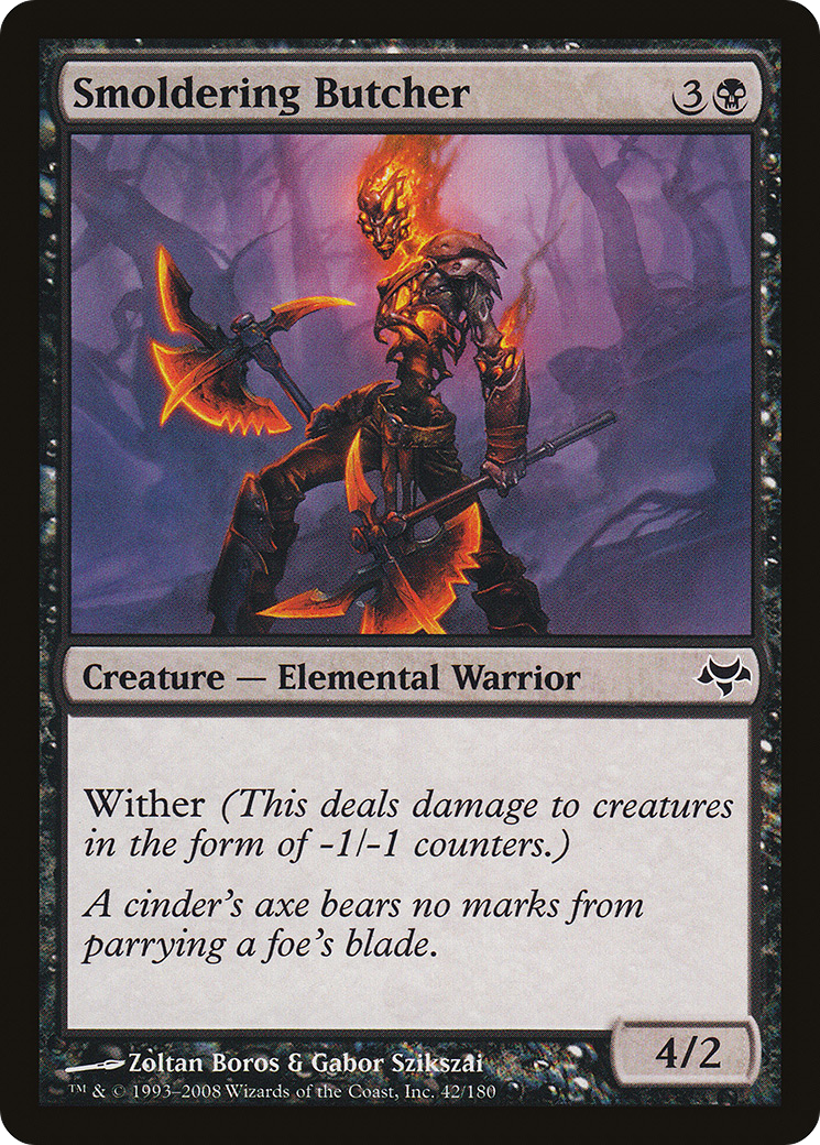 Smoldering Butcher (EVE-042) - Eventide - Premium MTG Single from Wizards of the Coast - Just $0.08! Shop now at Game Crave Tournament Store