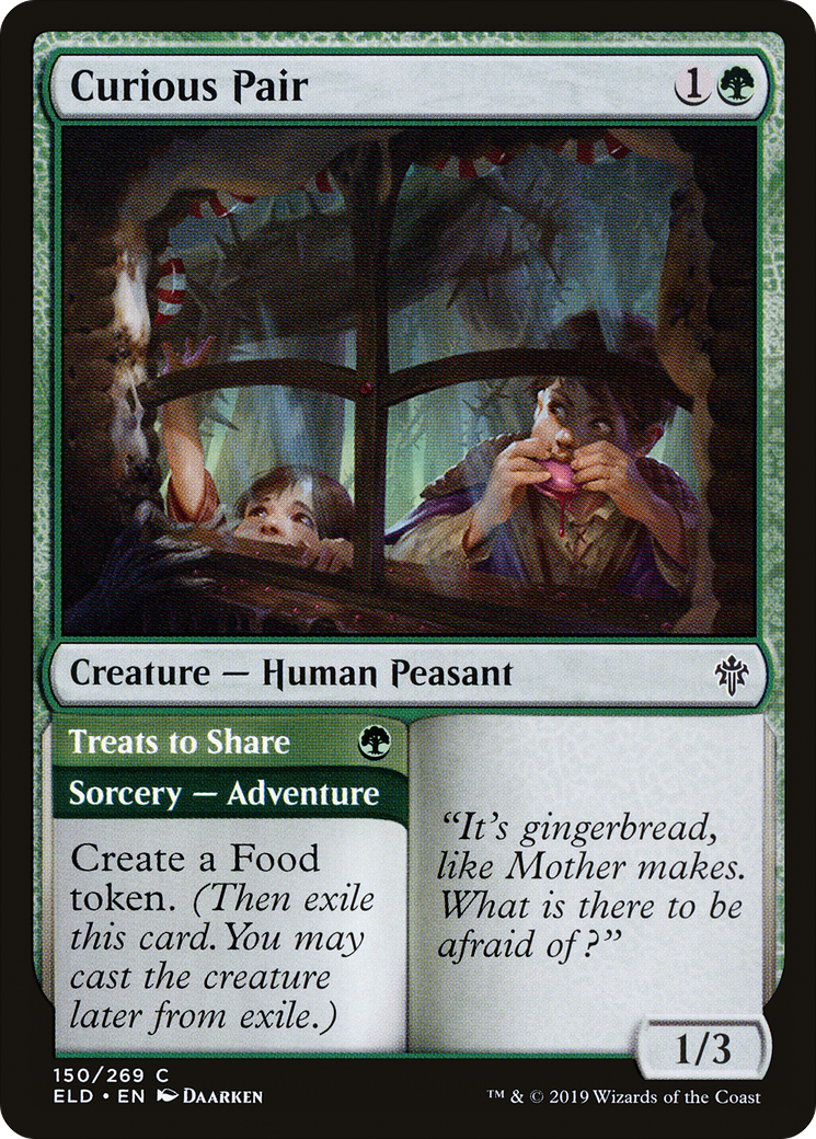 Curious Pair // Treats to Share (ELD-150) - Throne of Eldraine - Premium MTG Single from Wizards of the Coast - Just $0.08! Shop now at Game Crave Tournament Store