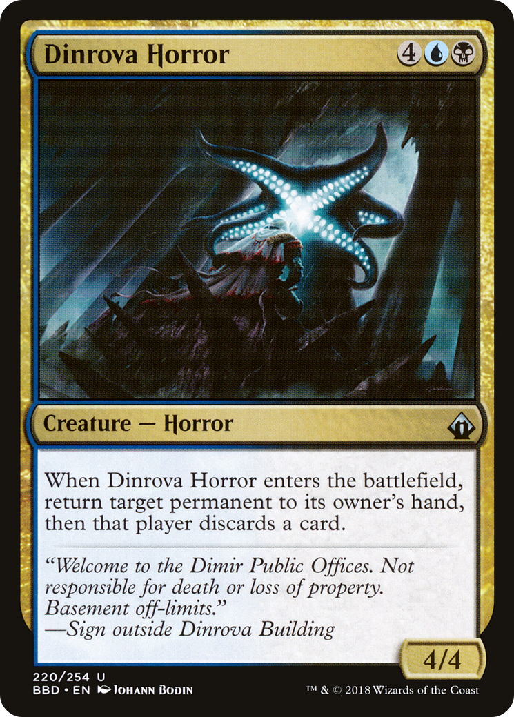 Dinrova Horror (BBD-220) - Battlebond - Premium MTG Single from Wizards of the Coast - Just $0.08! Shop now at Game Crave Tournament Store