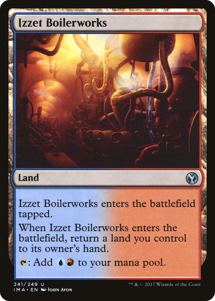 Izzet Boilerworks (IMA-241) - Iconic Masters - Premium MTG Single from Wizards of the Coast - Just $0.08! Shop now at Game Crave Tournament Store