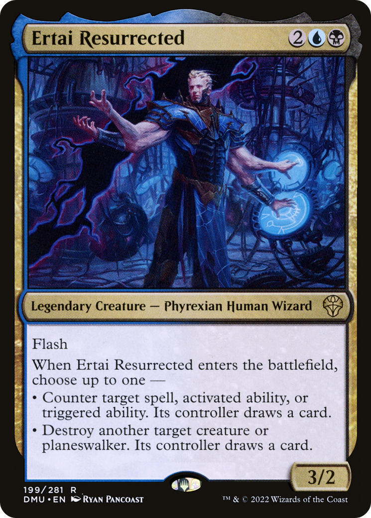 Ertai Resurrected (DMU-199) - Dominaria United Foil - Premium MTG Single from Wizards of the Coast - Just $0.84! Shop now at Game Crave Tournament Store