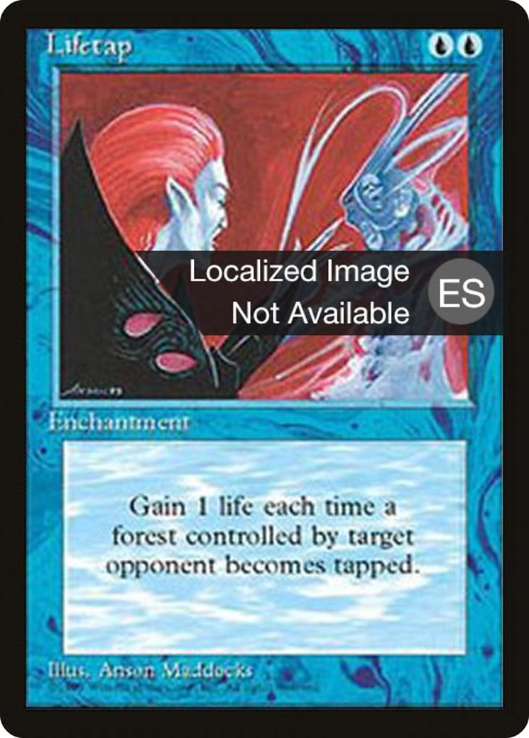 Lifetap (4BB-081) - Fourth Edition Foreign Black Border - Premium MTG Single from Wizards of the Coast - Just $0.22! Shop now at Game Crave Tournament Store