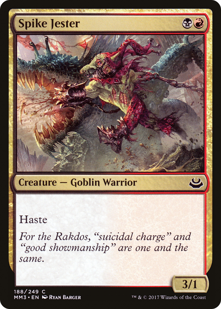 Spike Jester (MM3-188) - Modern Masters 2017 Foil - Premium MTG Single from Wizards of the Coast - Just $0.08! Shop now at Game Crave Tournament Store
