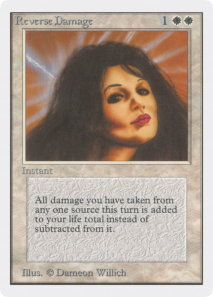 Reverse Damage (2ED-036) - Unlimited Edition - Premium MTG Single from Wizards of the Coast - Just $5.10! Shop now at Game Crave Tournament Store