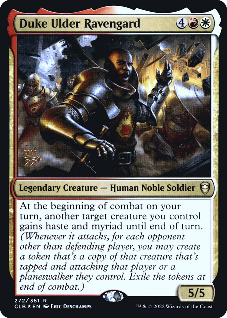 Duke Ulder Ravengard (PCLB-272S) - Battle for Baldur's Gate Promos Foil - Premium MTG Single from Wizards of the Coast - Just $0.79! Shop now at Game Crave Tournament Store