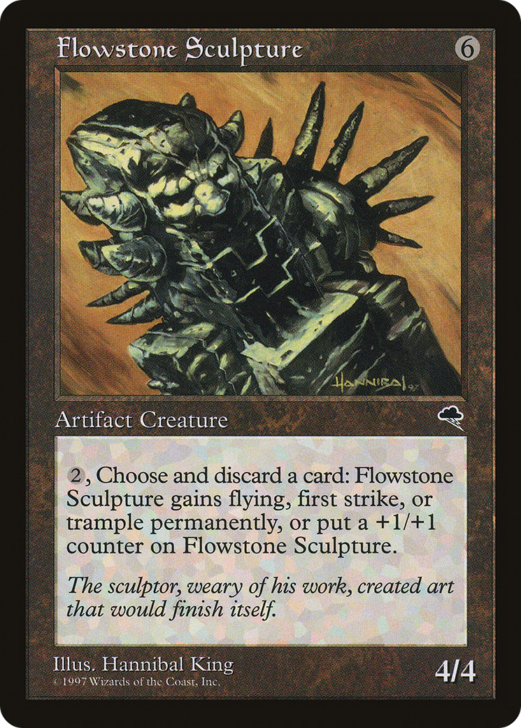 Flowstone Sculpture (TMP-288) - Tempest - Premium MTG Single from Wizards of the Coast - Just $0.10! Shop now at Game Crave Tournament Store