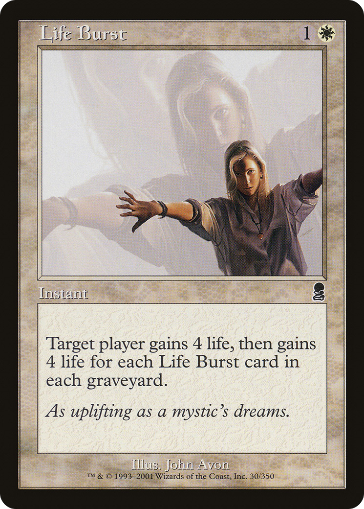 Life Burst (ODY-030) - Odyssey Foil - Premium MTG Single from Wizards of the Coast - Just $0.33! Shop now at Game Crave Tournament Store