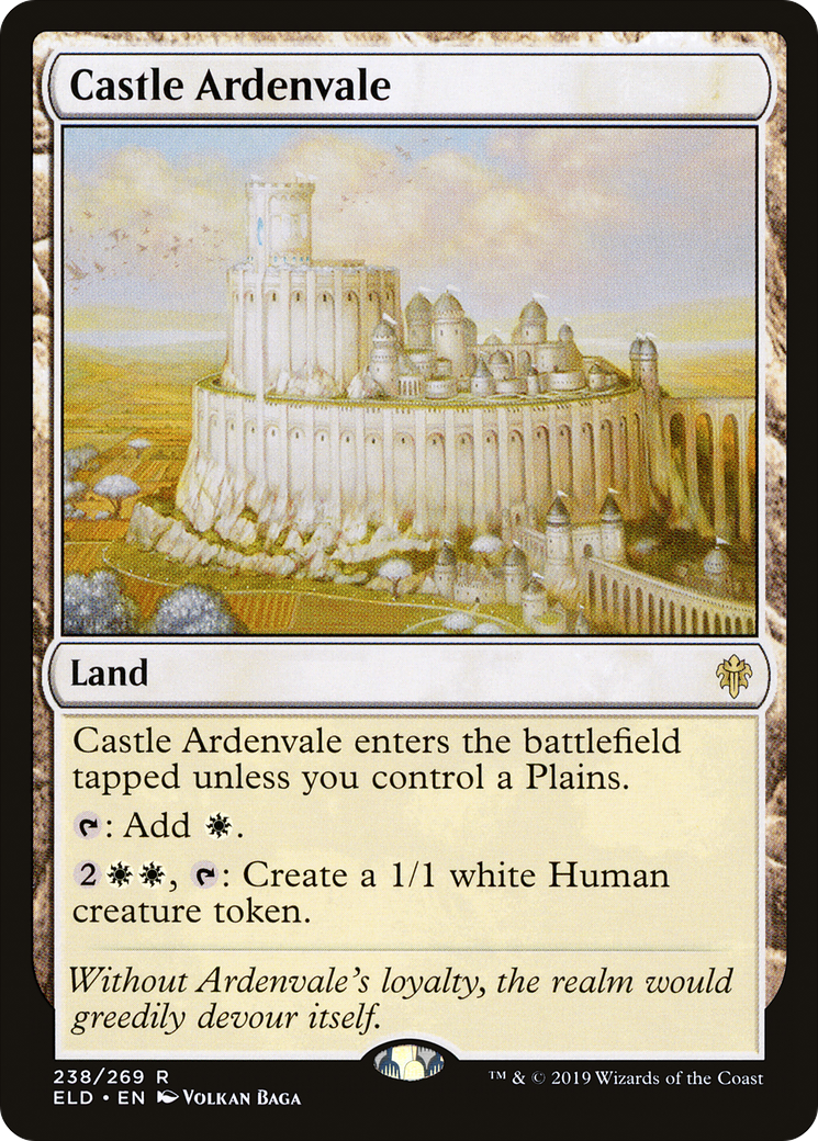 Castle Ardenvale (ELD-238) - Throne of Eldraine - Premium MTG Single from Wizards of the Coast - Just $0.08! Shop now at Game Crave Tournament Store