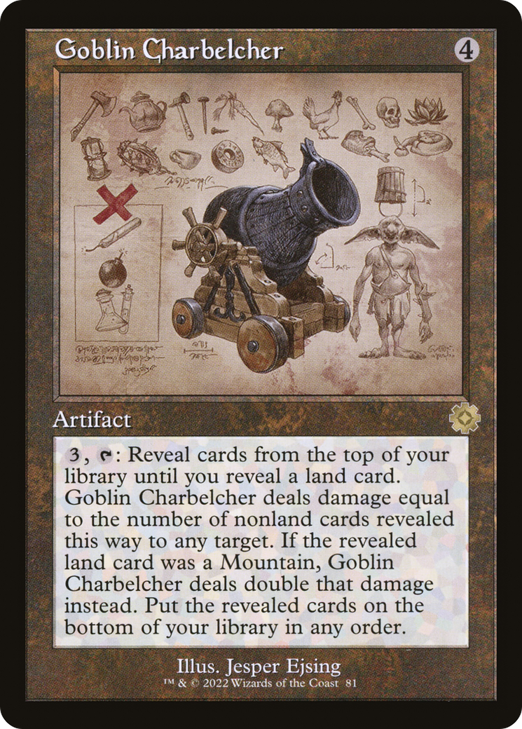 Goblin Charbelcher (BRR-081) - The Brothers' War Retro Artifacts - Premium MTG Single from Wizards of the Coast - Just $0.10! Shop now at Game Crave Tournament Store