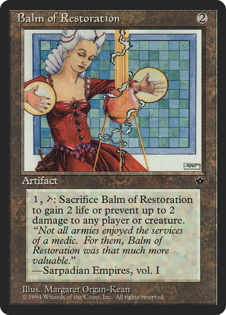 Balm of Restoration (FEM-082) - Fallen Empires - Premium MTG Single from Wizards of the Coast - Just $0.54! Shop now at Game Crave Tournament Store