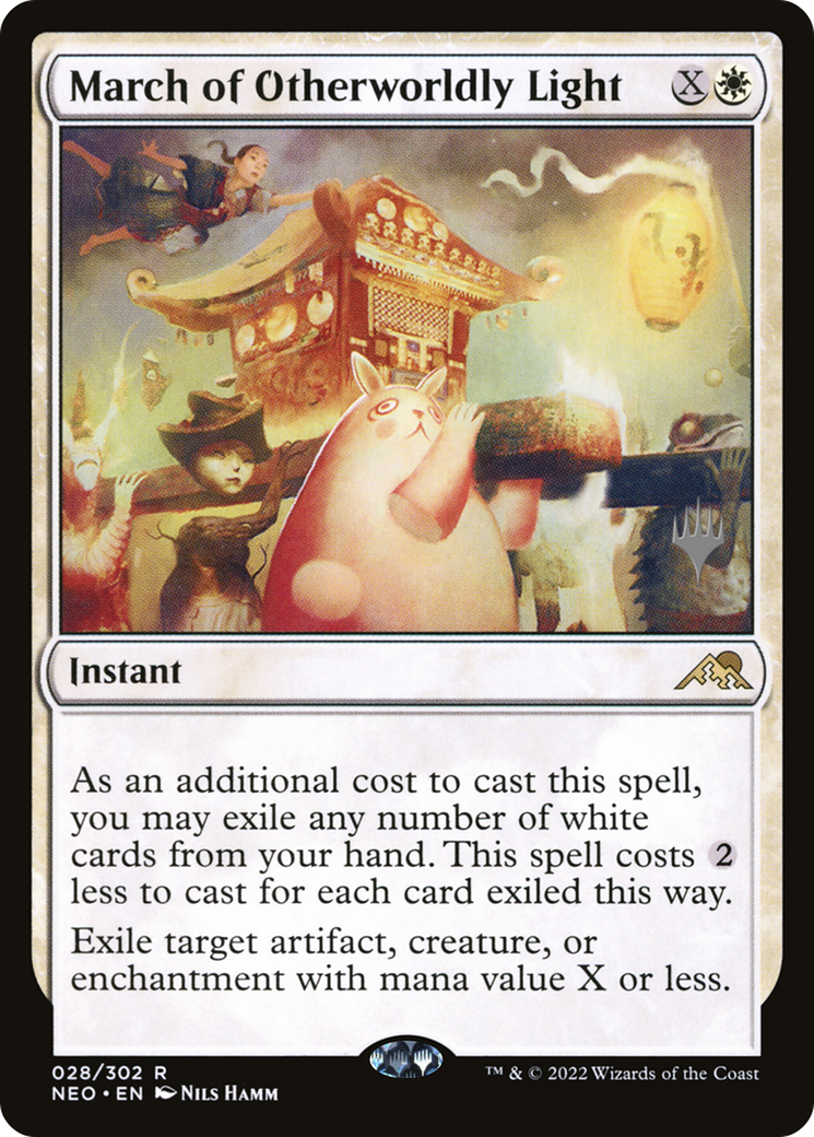 March of Otherworldly Light (PNEO-28P) - Kamigawa: Neon Dynasty Promos Foil - Premium MTG Single from Wizards of the Coast - Just $0.81! Shop now at Game Crave Tournament Store