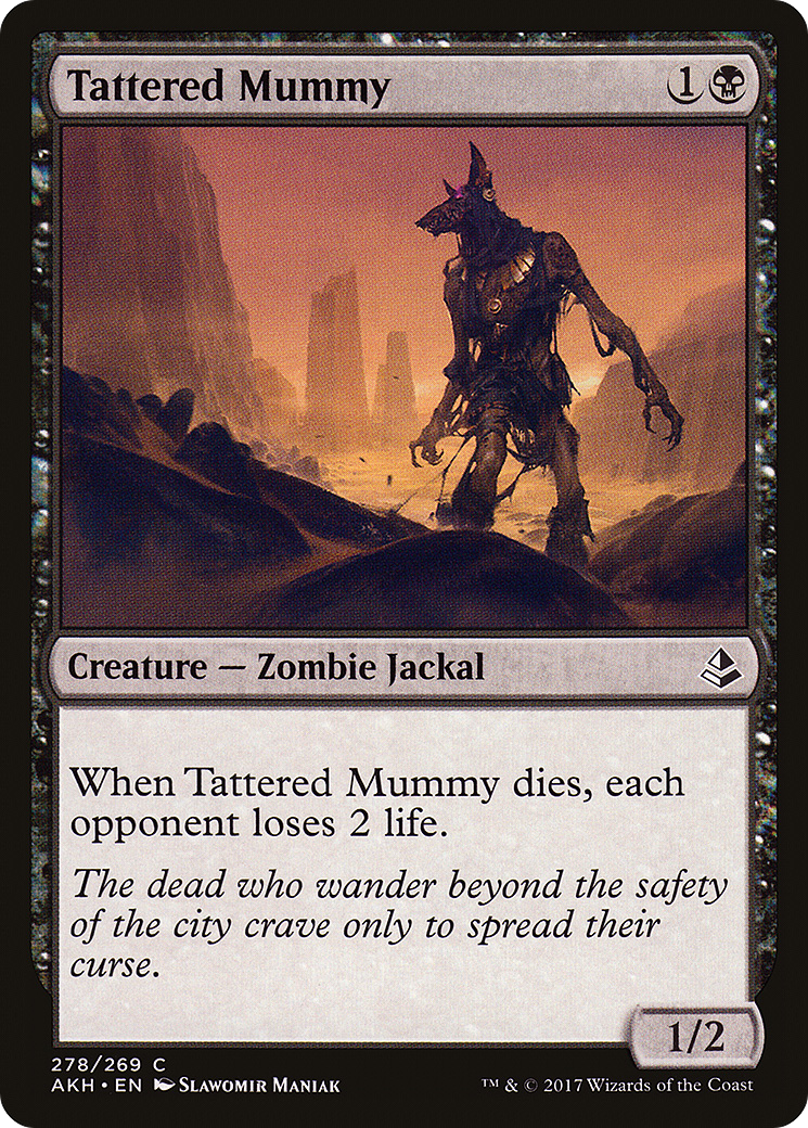Tattered Mummy (AKH-278) - Amonkhet - Premium MTG Single from Wizards of the Coast - Just $0.25! Shop now at Game Crave Tournament Store