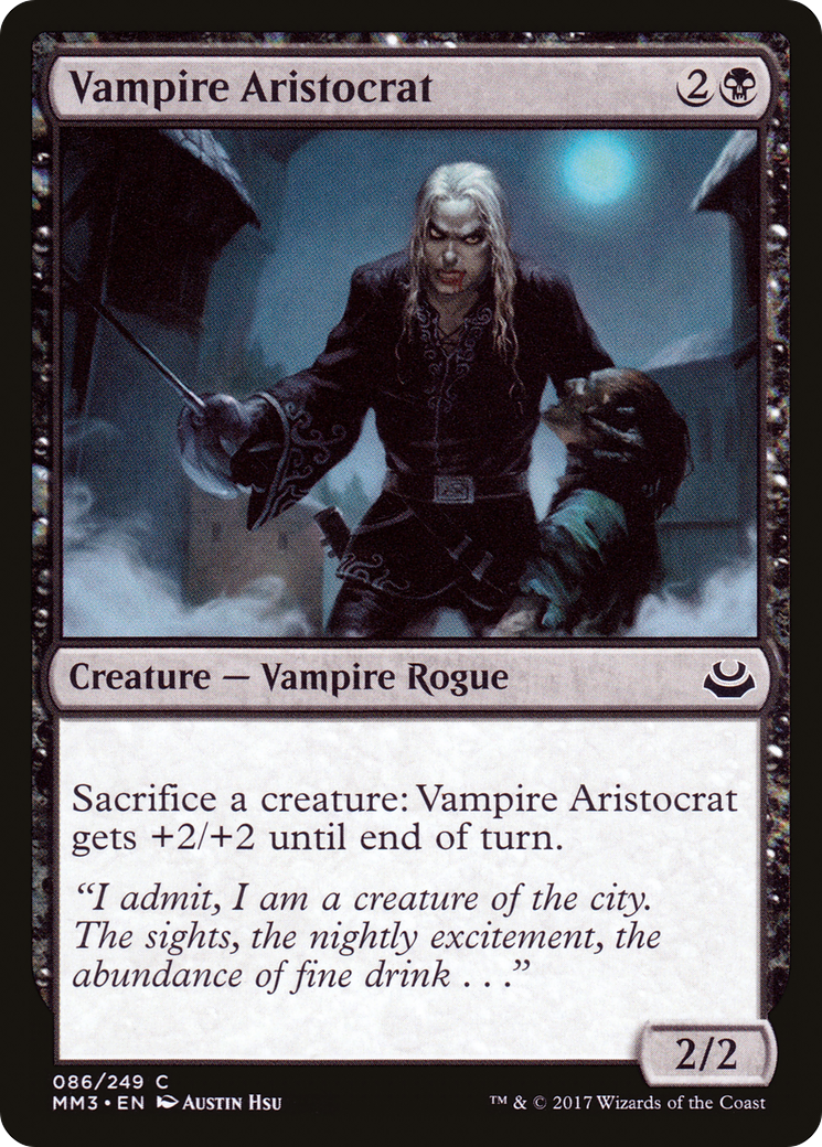 Vampire Aristocrat (MM3-086) - Modern Masters 2017 Foil - Premium MTG Single from Wizards of the Coast - Just $0.25! Shop now at Game Crave Tournament Store